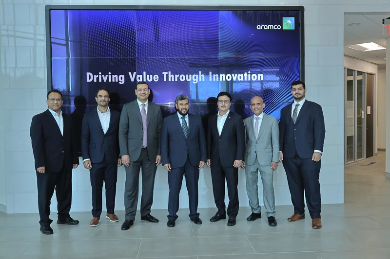 corporate event group portrait professional business photography Aramco executives